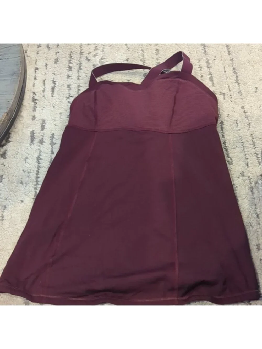 Lululemon Run: Catch Me TankBordeaux Drama / Tonka Stripe Bordeaux Drama